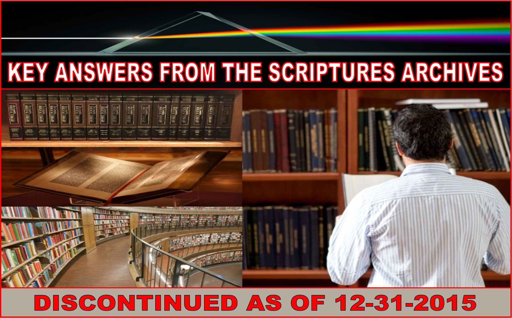KEY ANSWERS FROM THE SCRIPTURES ARCHIVES HEADER LOGO 5-20-2021