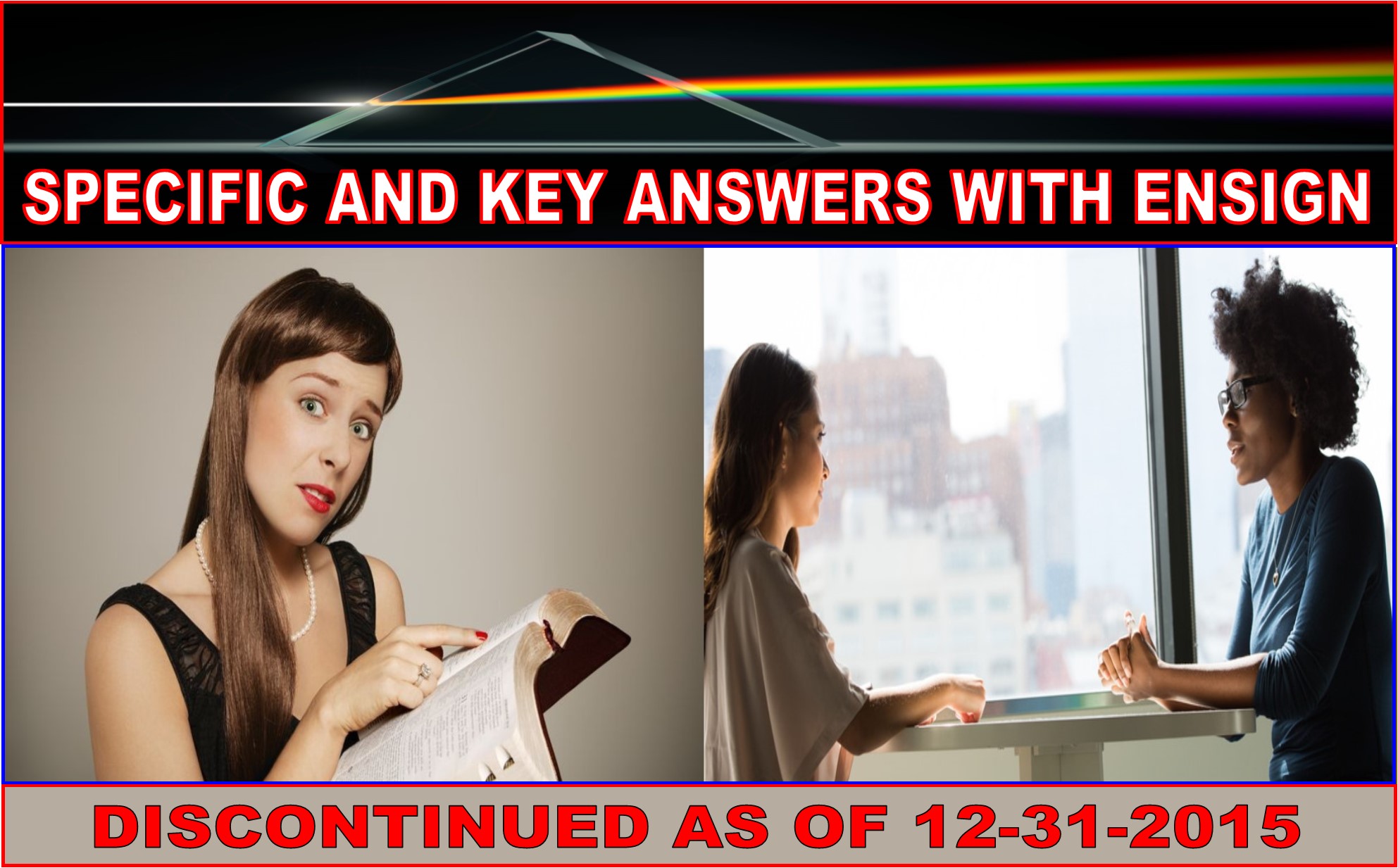 SPECIFIC AND KEY ANSWERS WITH ENSIGN ARCHIVES HEADER LOGO 5-20-2021 SPECIFIC AND KEY ANSWERS WITH ENSIGN ARCHIVES HEADER LOGO 5-20-2021