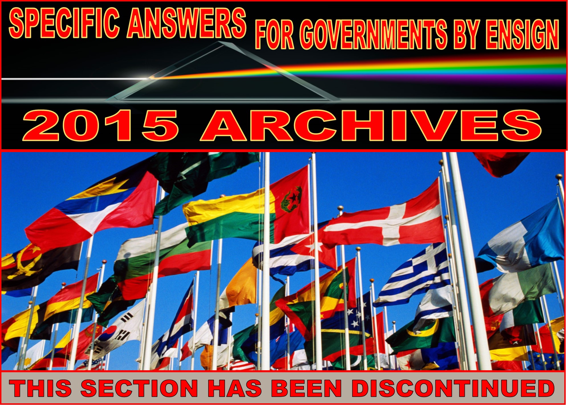 SPECIFIC ANSWERS FOR GOVERNMENTS BY ENSIGN 2015 ARCHIVES HEADER LOGO 5-20-2021 SPECIFIC ANSWERS FOR GOVERNMENTS BY ENSIGN 2015 ARCHIVES HEADER LOGO 5-20-2021