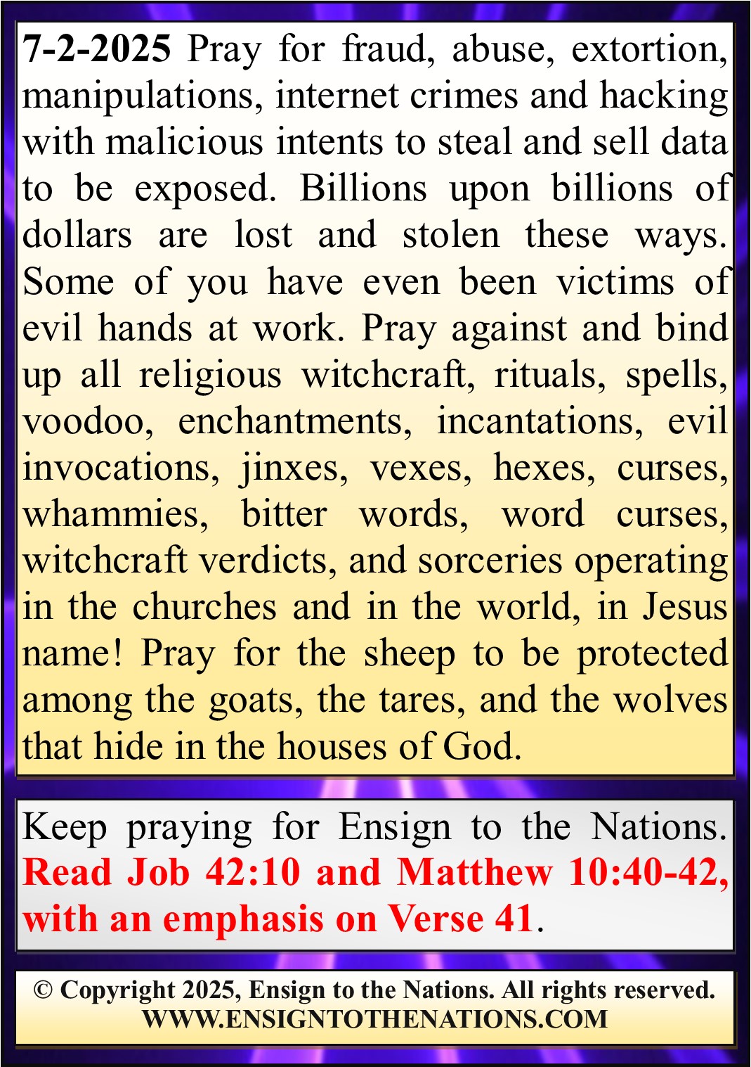 PRAY 7-2-2025